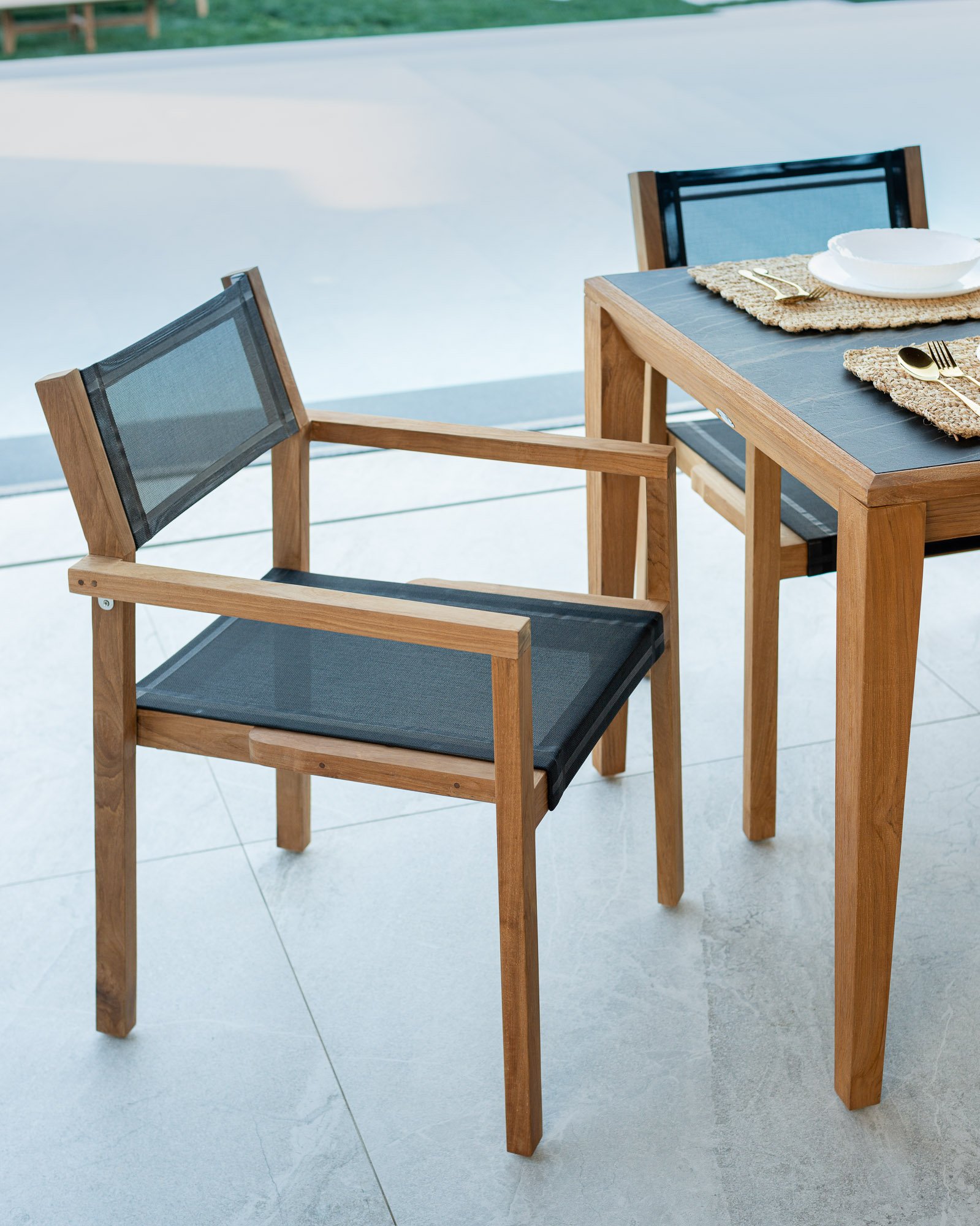 ASTRA  DINING TABLE  & CHARL ARM CHAIR Thumbnail